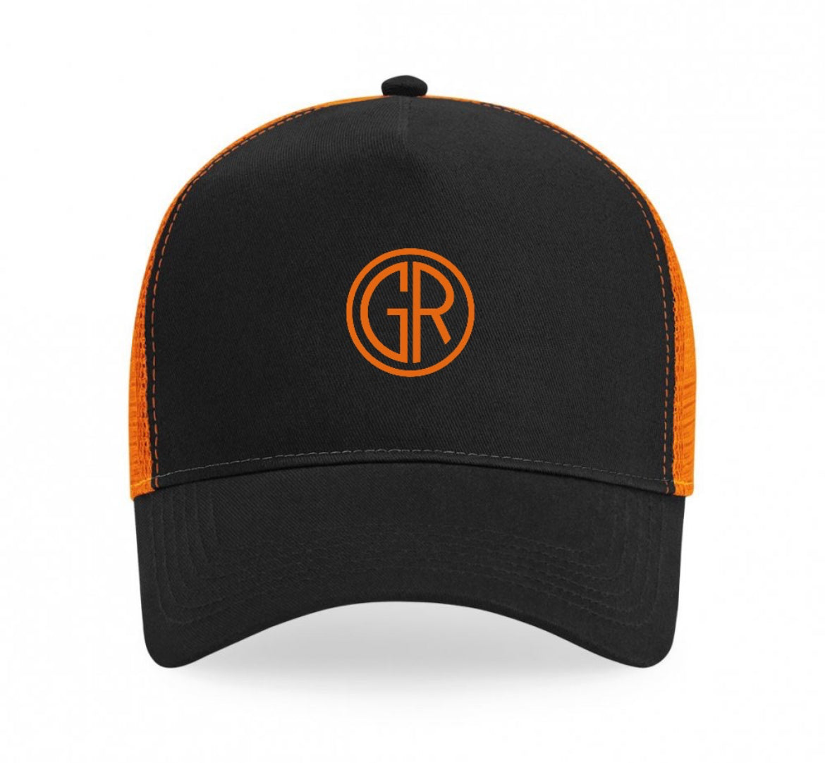 Casquette orange et noir - GIONNO RICHI Fit Edition (Homme)