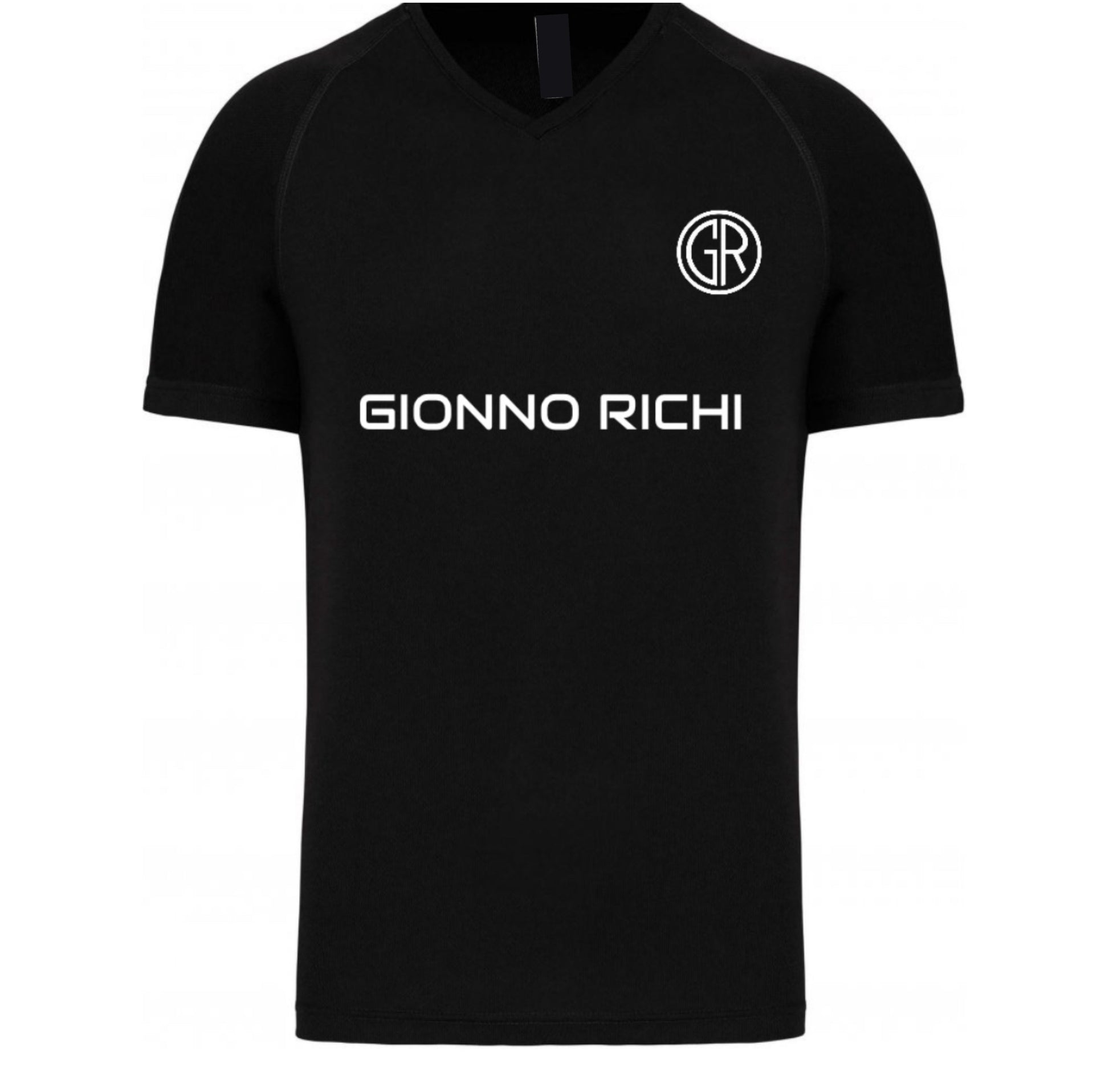 T shirt noir de sport - GIONNO RICHI Fit Edition (Homme)