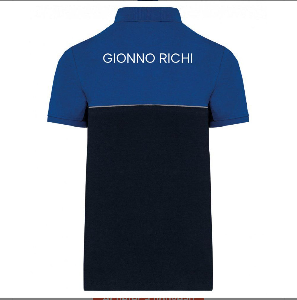 Pack 2 en 1 Premium 2 polos «GIONNO RICHI » avec logo