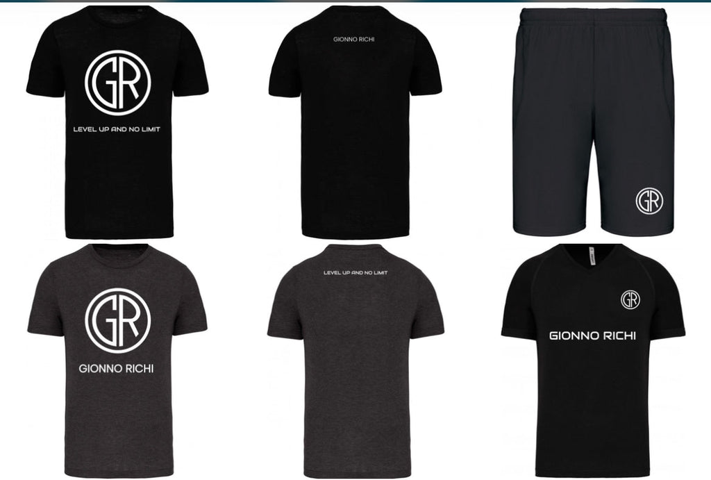 Pack vêtements de sport , sac + gourde GIONNO RICHI - Fit Edition (Homme)