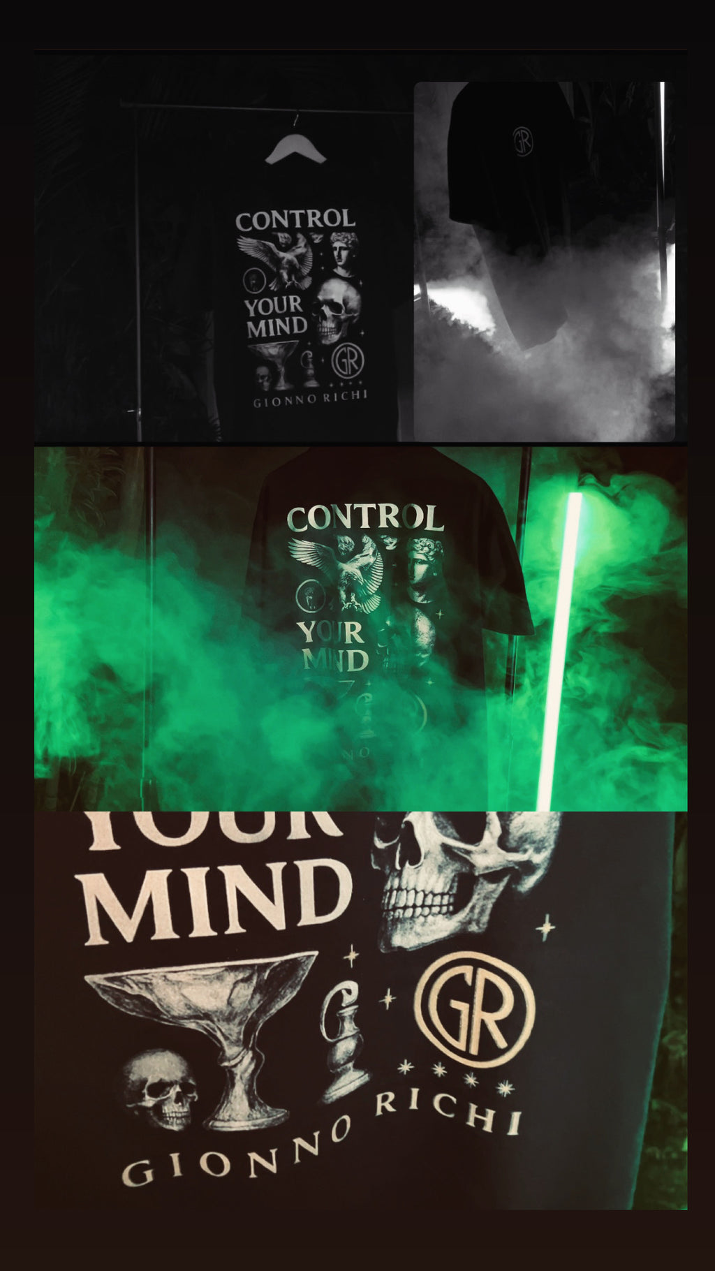 •	CONTROL YOUR MIND — LIMITED EDITION T-SHIRT